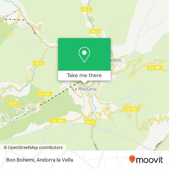Bon Bohemi map