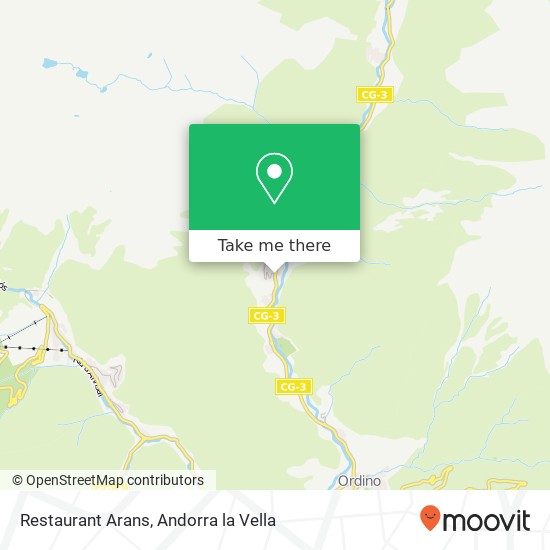 Restaurant Arans map