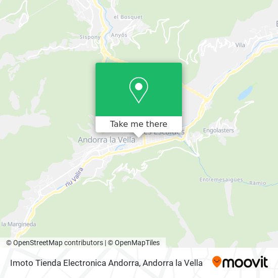 Imoto Tienda Electronica Andorra map