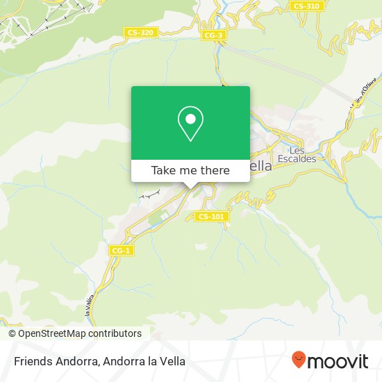 Friends Andorra map