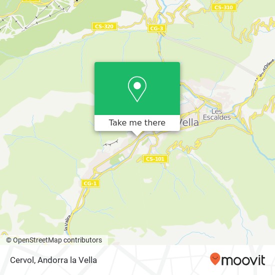 Cervol, Avinguda de Santa Coloma, 46 AD500 Andorra la Vella map