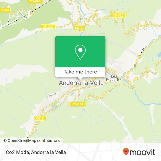 Co2 Moda, Carrer Doctor Nequi, 12 AD500 Andorra la Vella map