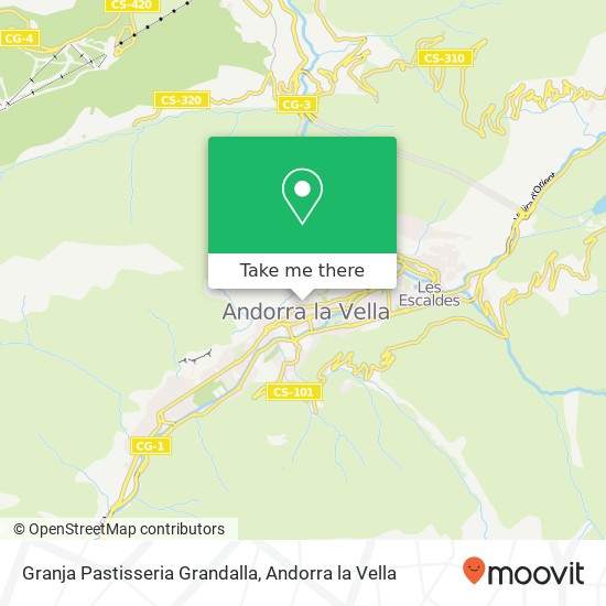 Granja Pastisseria Grandalla, Carrer Doctor Nequi AD500 Andorra la Vella map