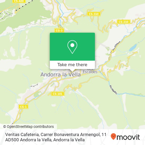 Veritas Cafeteria, Carrer Bonaventura Armengol, 11 AD500 Andorra la Vella map
