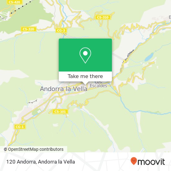 120 Andorra, Avinguda Meritxell, 120 AD700 Escaldes-Engordany map