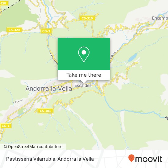 Pastisseria Vilarrubla, Avinguda Carlemany AD700 Escaldes-Engordany map