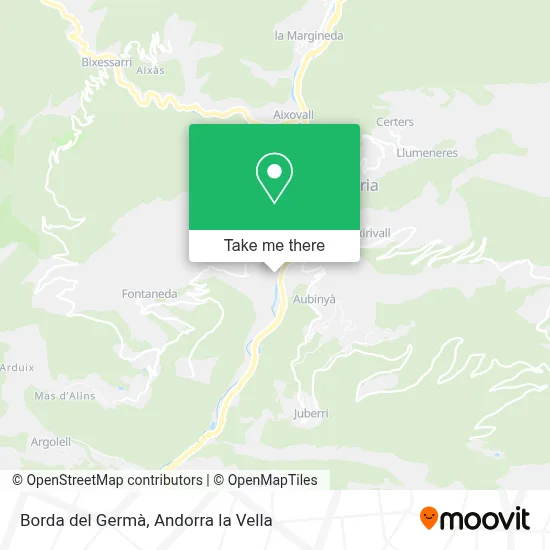 Borda del Germà map