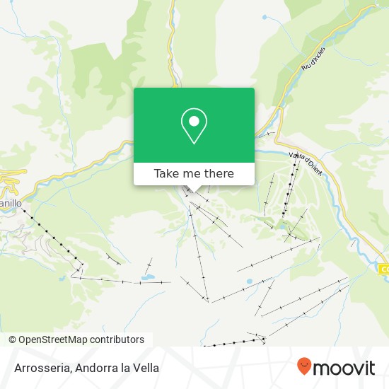 Arrosseria map
