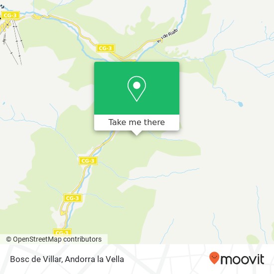 Mapa Bosc de Villar