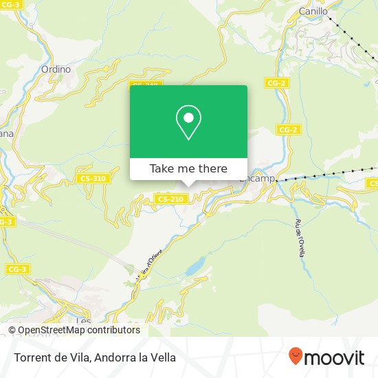 Torrent de Vila map