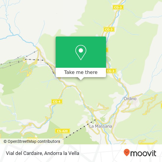 Vial del Cardaire map