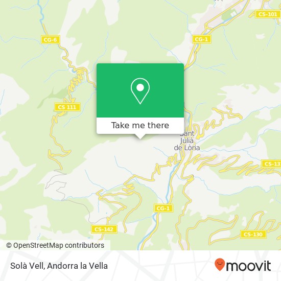 Solà Vell map