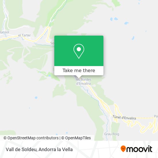 Vall de Soldeu map