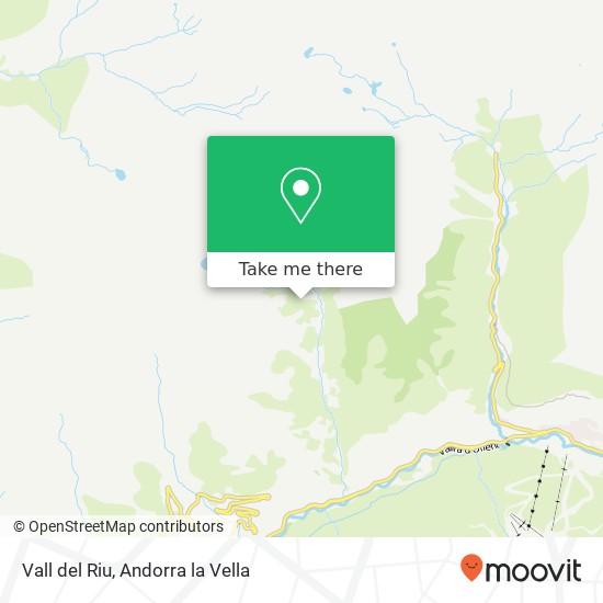 Vall del Riu map