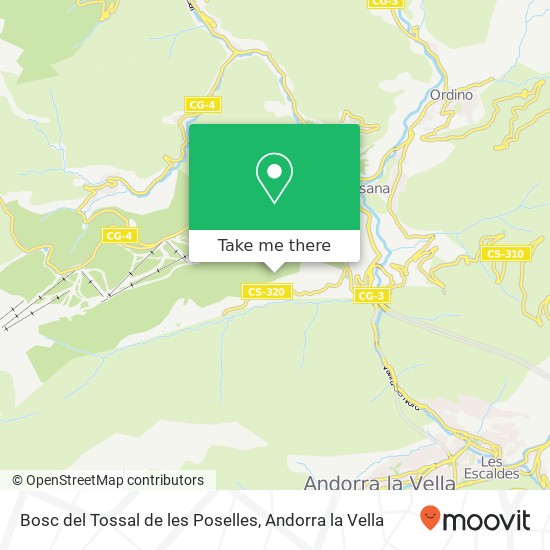 Bosc del Tossal de les Poselles map