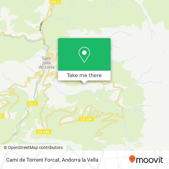 Camí de Torrent Forcat map