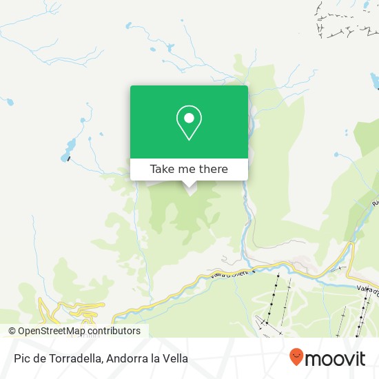 Mapa Pic de Torradella