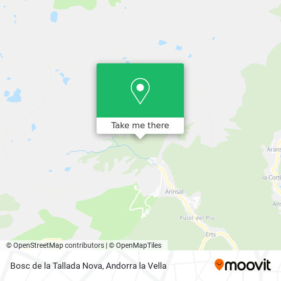 Mapa Bosc de la Tallada Nova