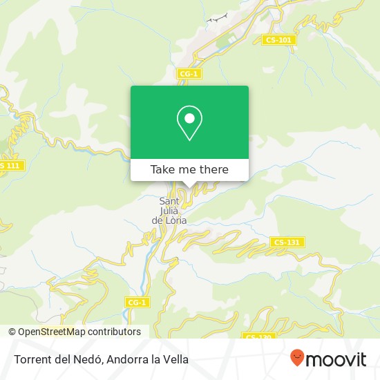 Torrent del Nedó map