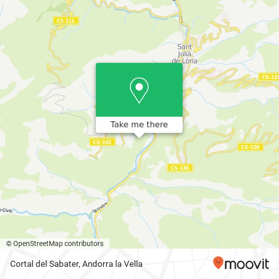 Cortal del Sabater map