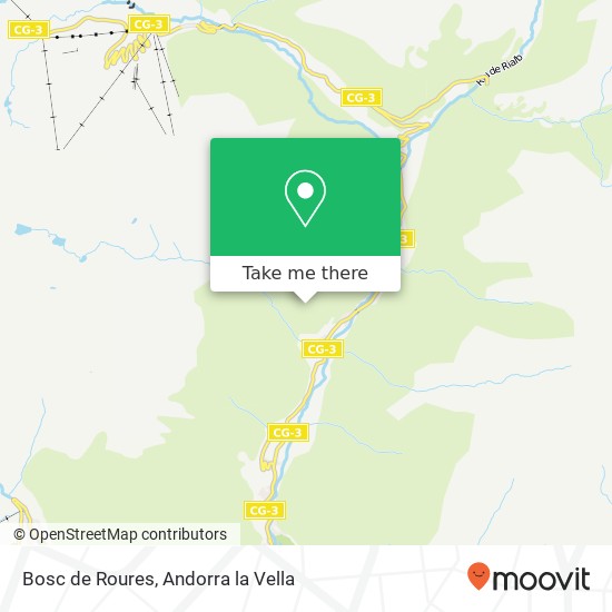 Mapa Bosc de Roures