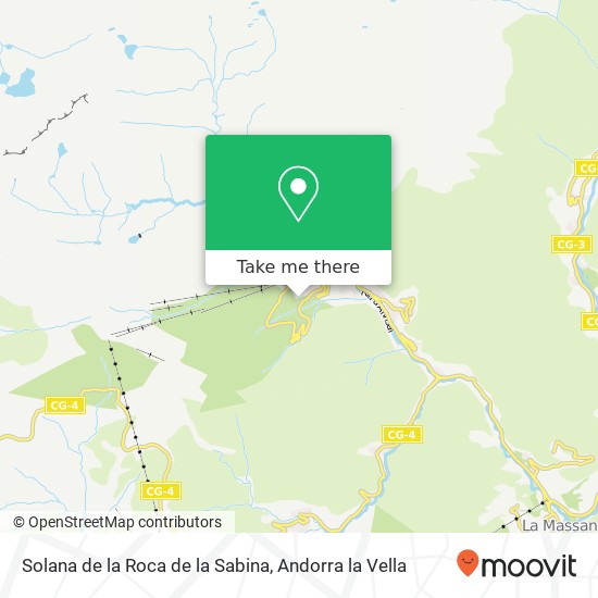 Mapa Solana de la Roca de la Sabina