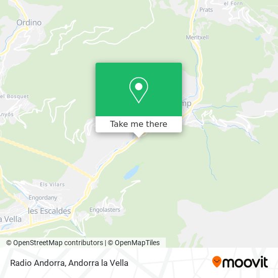 Radio Andorra map