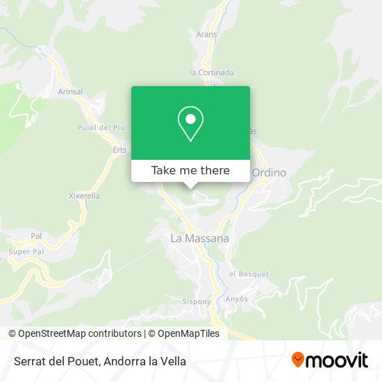 Serrat del Pouet map