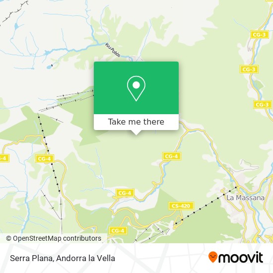 Mapa Serra Plana