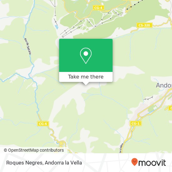 Roques Negres map