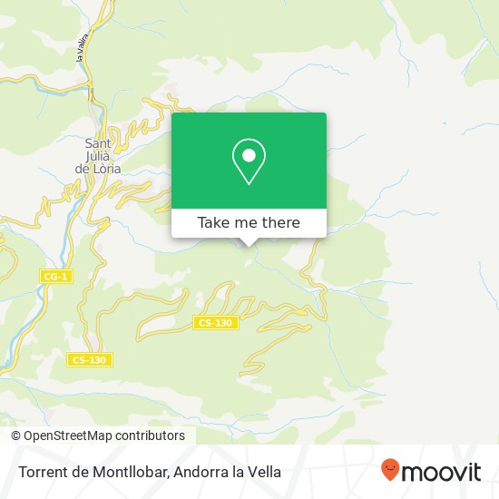 Torrent de Montllobar map