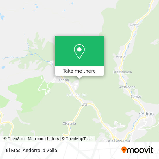 El Mas map