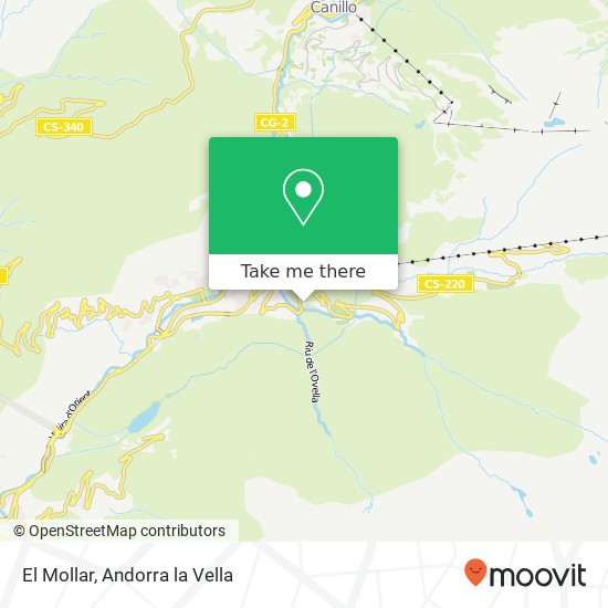 El Mollar map