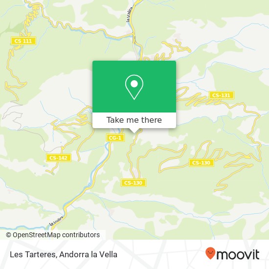 Les Tarteres map