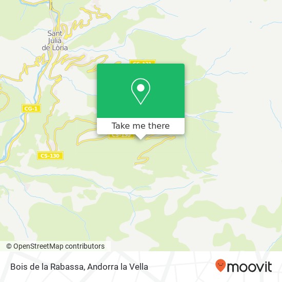 Bois de la Rabassa map