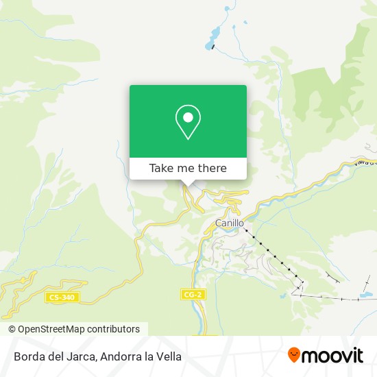 Borda del Jarca map