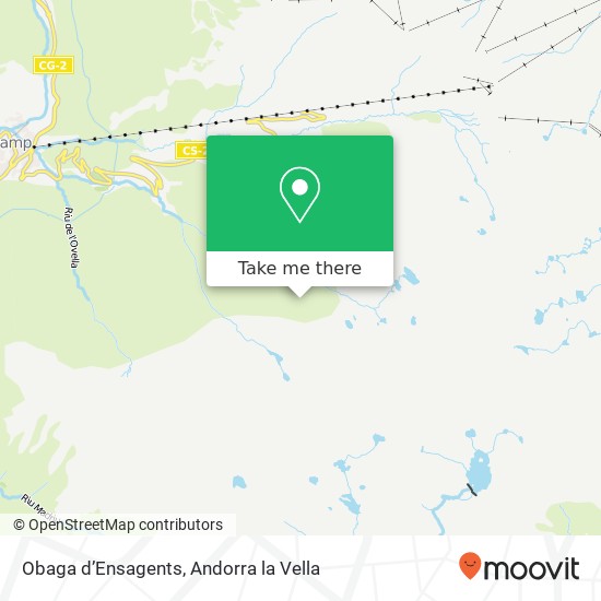 Obaga d’Ensagents map