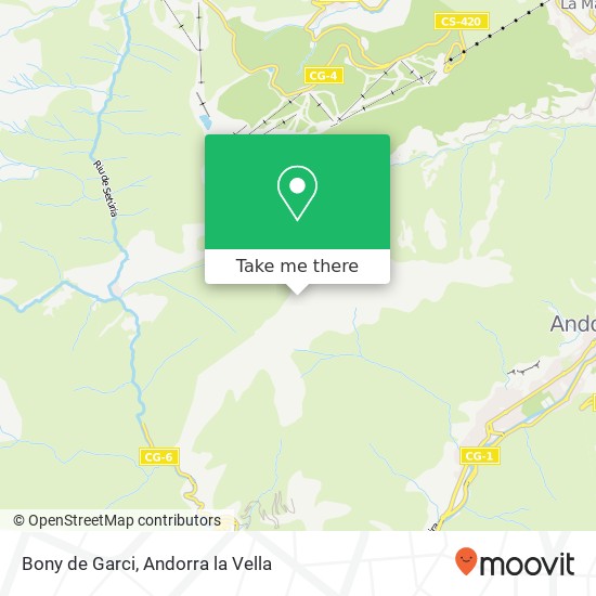 Bony de Garci map