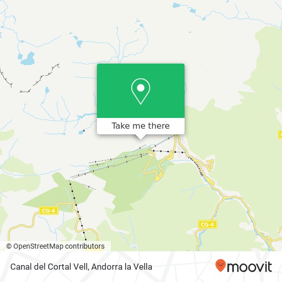 Canal del Cortal Vell map