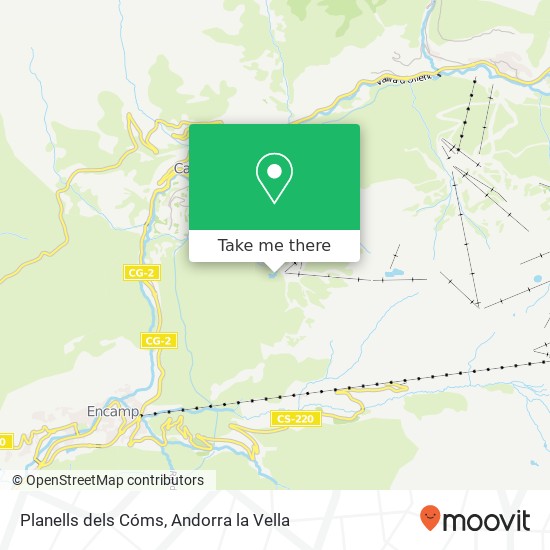 Planells dels Cóms map