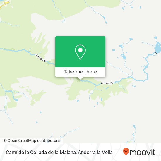 Camí de la Collada de la Maiana map