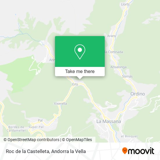 Roc de la Castelleta map