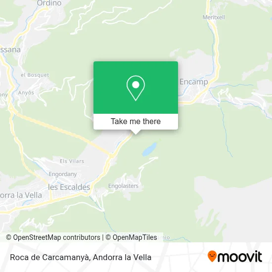 Roca de Carcamanyà map