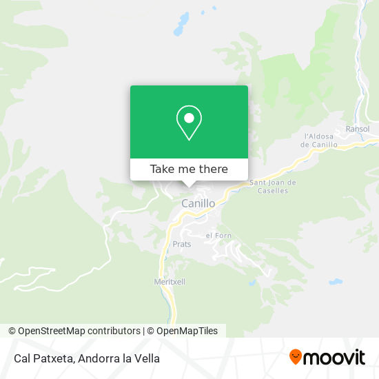 Cal Patxeta map