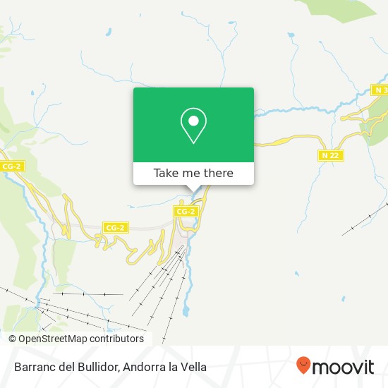 Barranc del Bullidor map