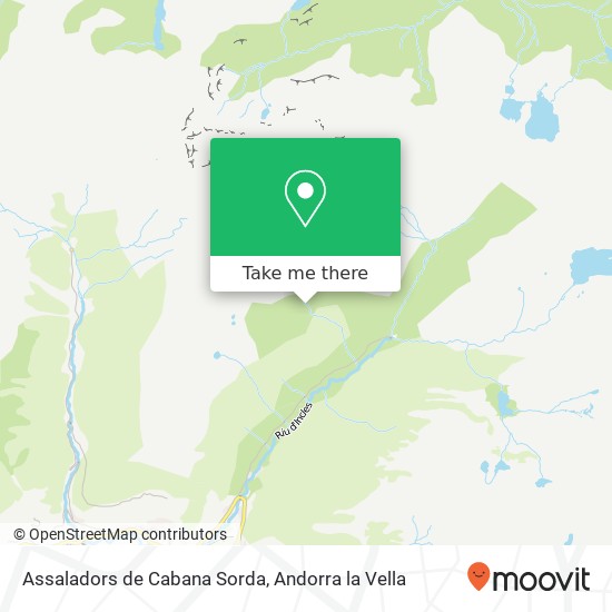 Assaladors de Cabana Sorda map