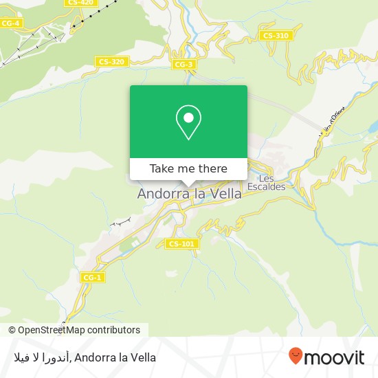 أندورا لا فيلا map
