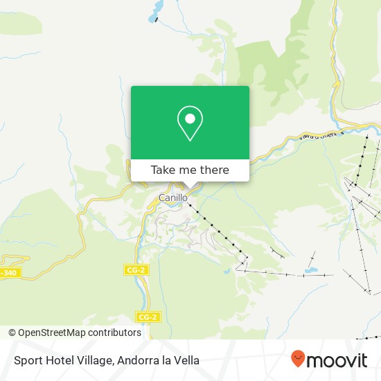 Sport Hotel Village map