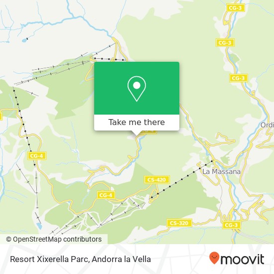 Resort Xixerella Parc map