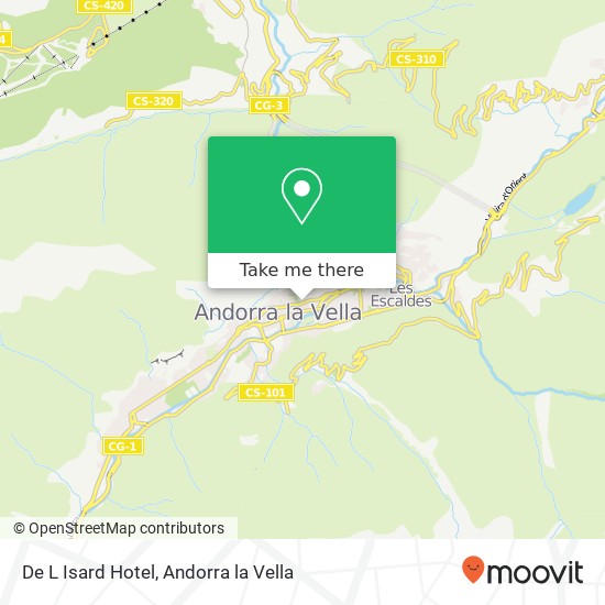 De L Isard Hotel map